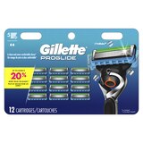 Gillette Fusion5 ProGlide Men's Razor Blades, 12 Blade Refills, thumbnail image 1 of 1