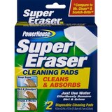 PowerHouse Super Eraser Cleaning Pads, 2 Disposable Cleaning Pads, thumbnail image 1 of 2