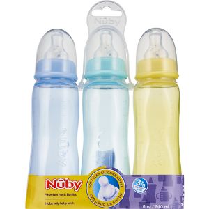 Nuby Medium Flow Feeding Bottles