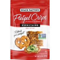 Pretzel Crisps Thin Deli Style, Everything