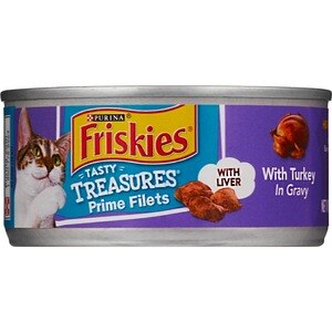 Purina Friskies Tasty Treasures In Gravy, With Turkey & Cheese