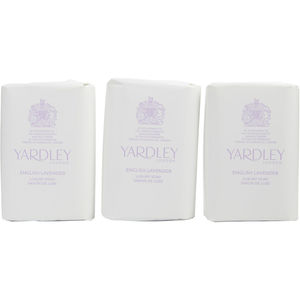 Yardley by Yardley English Lavender Luxury Soaps 3.5 OZ, 3CT