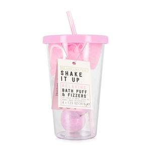 We Live Like This: Shake It Up Relaxing Bath Loofah & Fizzers