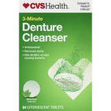 CVS Health 3-Minute Denture Cleanser Tablets, Minty Fresh, thumbnail image 1 of 2