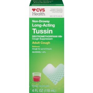 CVS Tussin Cough Suppressant Dextromethn 30mg/10ml Liqd 8-Hr