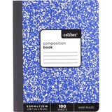 Caliber Composition Book Wide Ruled 9.75x7.5" Asst Colors, thumbnail image 1 of 1