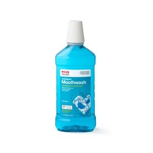 CVS Health Antiseptic Mouthwash for Antigingivitis & Antiplaque, Blue Mint