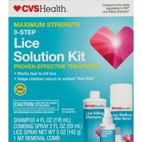 CVS Health Lice Solution Kit, Maximum Strength