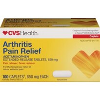 CVS Health Arthritis Pain Relief Extended Release Acetaminophen Tablets 650 mg, 100 CT