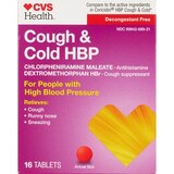 CVS Health Cough & Cold HBP Tablets, 16CT, thumbnail image 1 of 2