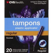 CVS Health Tampons Regular Absorbency Fresh Scent