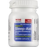 CVS Health Nighttime Sleep Aid Mini Caplets 25 mg, thumbnail image 2 of 3