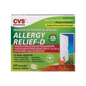 CVS Indoor & Outdoor Allergy Relief-D Extended Release Tablets