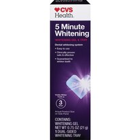 CVS Whitening Kit 5-Minute 0.75oz Gel&Duplex Mouth Tray