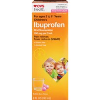 CVS Health Children's Ibuprofen Oral Suspension, Bubble Gum Flavor