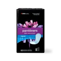 CVS Health Unscented Pantiliners, Thin, 60 CT