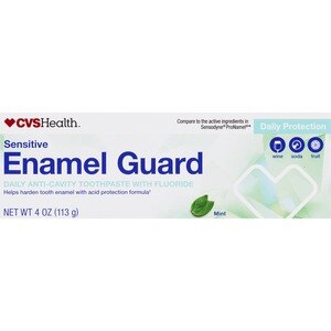 CVS Sensitive Toothpaste Enamel Guard Mint Flavor