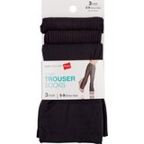 Style Essentials by Hanes Ladies' Trouser Socks, 3 Pairs, thumbnail image 1 of 2