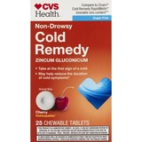 Homeopathic CVS Health Cold Remedy Non-Drowsy Quick Dissolving Tablets 25CT, Sugar Free Cherry, thumbnail image 1 of 3