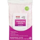 CVS Health Sensitive Skin Cleansing Cloths, 32CT, thumbnail image 1 of 2