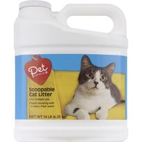 Pet Central Scoopable Cat Litter, Hard-Clumping With A Clean Fresh Scent 14 Pounds