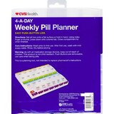 CVS HEALTH 4-A-DAY WEEKLY PILL PLANNER, thumbnail image 2 of 2