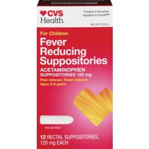 CVS Health Children's Fever Reducing Suppositories