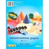 Caliber Construction Paper Assorted Colors, thumbnail image 1 of 1