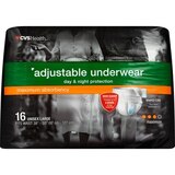 CVS Health Day & Night Maximum Absorbency Adjustable Underwear Large, 16CT, thumbnail image 1 of 1