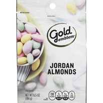 Gold Emblem Jordan Almonds Candy (Peg Bag)