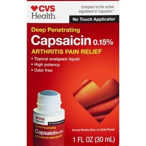 CVS Health Capsaicin 0.15% Arthritis Pain Relief Liquid