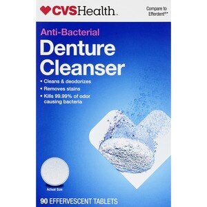 CVS Health Denture Cleanser Tablets Anti-Bacterial, 90CT