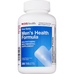 CVS Health One Daily Men's Health Formula Multivitamin Tablets, 200CT