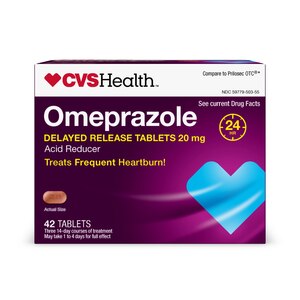 CVS Health Omeprazole Delayed Release Tablets 20 mg 42 CT