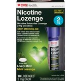 CVS Health Nicotine Lozenge Lively Mint 2mg, 10CT, thumbnail image 1 of 1