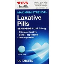 CVS Health Maximum Strength Laxative Pills Sennosides USP 25 mg