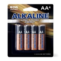 CVS Alkaline Batteries AA 4-Pack