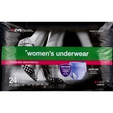 CVS Protective Underwear Women's Moderate Absorb X-Sml/Sml, thumbnail image 1 of 1