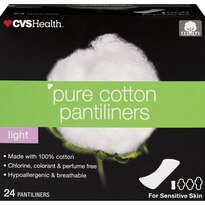 CVS Live Better Organic Cotton Pantiliners, Light