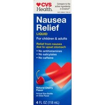 CVS Health Nausea Relief Liquid Cherry Flavor, 4 OZ