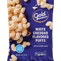 Gold Emblem White Cheddar Flavored Puffs, 4 OZ