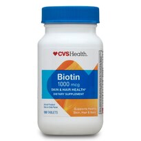 CVS Health Biotin Tablets 1000mcg, 100CT