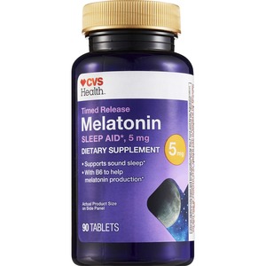CVS Health Melatonin Timed Release Tablets 5 mg, 90 CT