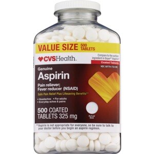 CVS Health Regular Strength Aspirin 325 mg Tablets, 500CT