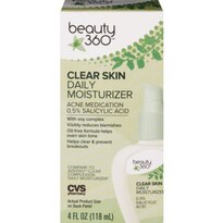 Beauty 360 Clear Skin Daily Moisturizer, 4 OZ