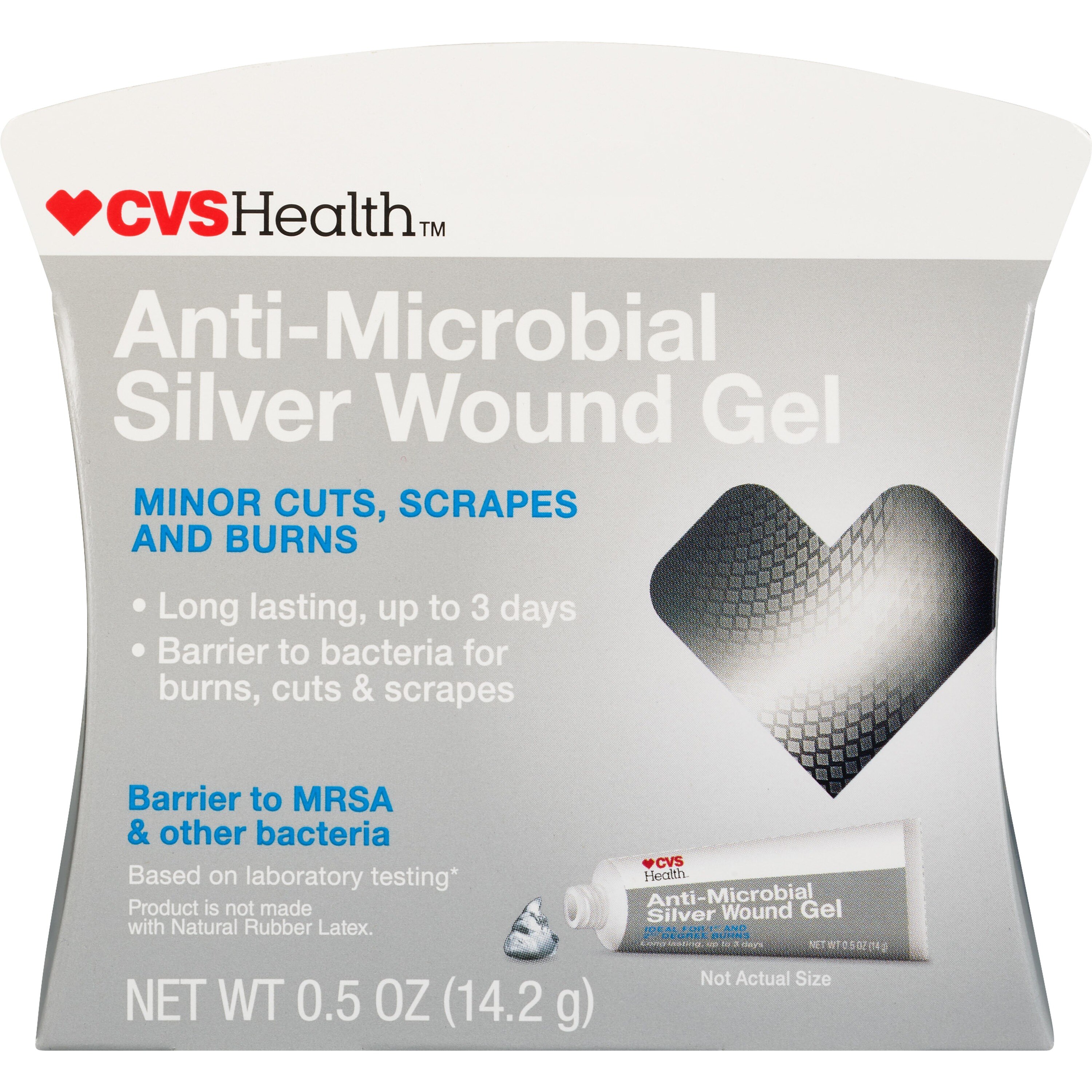 CVS Silver Gel Anti-Microbial for Burns Non-Staining Gel