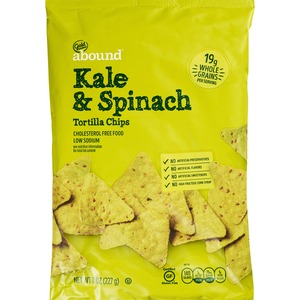 Gold Emblem Abound Kale & Spinach Tortilla Chips, 8 OZ