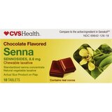 CVS Health Chocolate Flavored Senna Chewable Laxative Tablets, 18 CT, thumbnail image 1 of 1