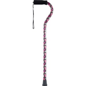 CVS Health Offset Grip Gel Handle Cane, Paisley