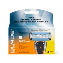 Blade 5 Men's Razor Cartridges, 4CT